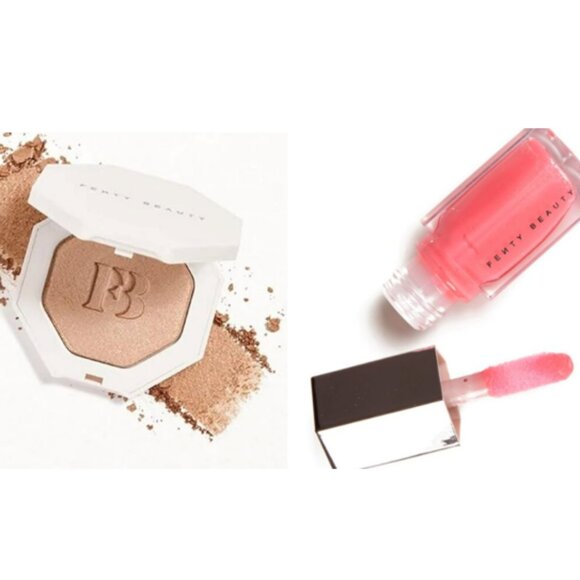 BOGO BUNDLE! Fenty Beauty Mini Killawatt Freestyle Highlighter & Gloss Bomb